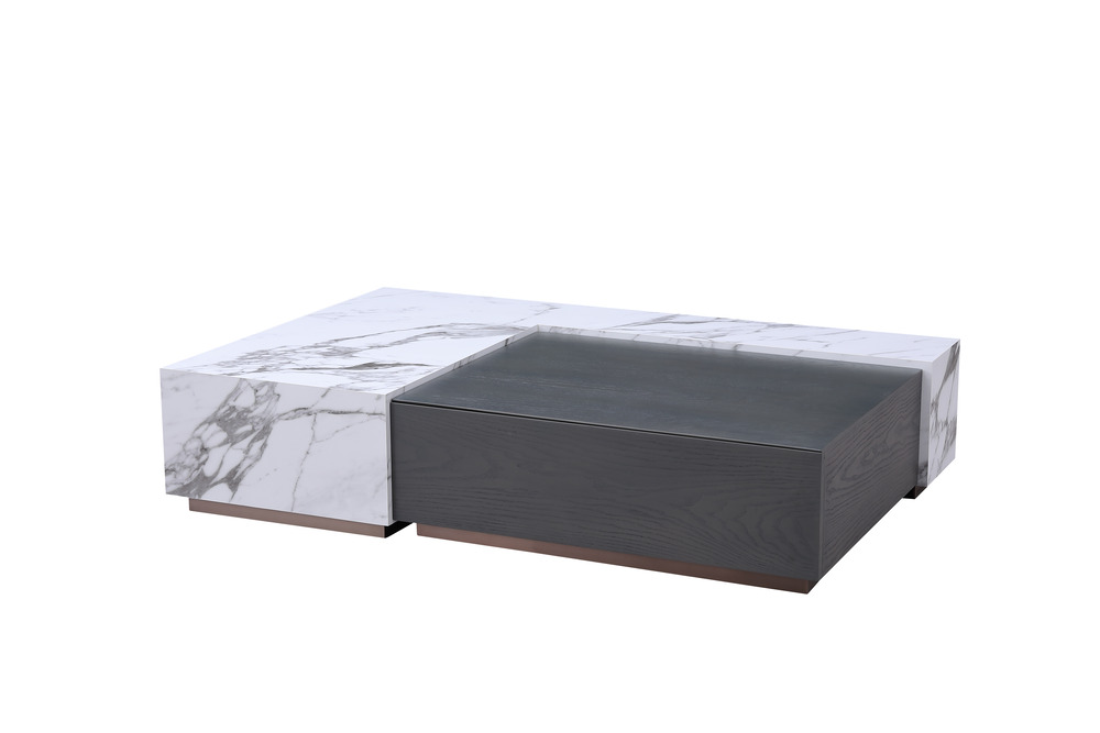 Rectangle ceramic top coffee table