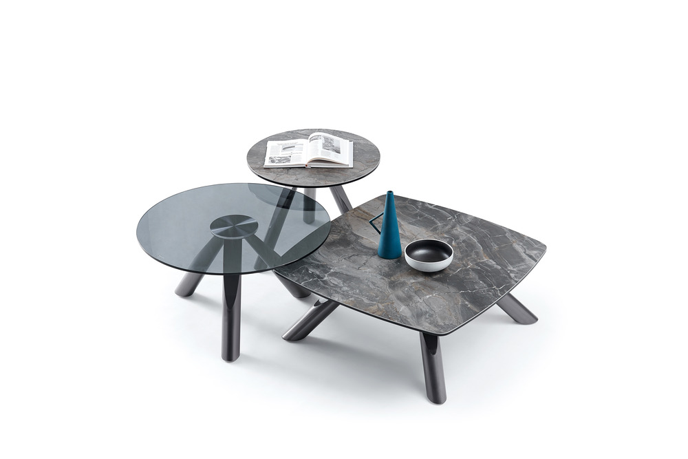 Coffee table grey ceramic