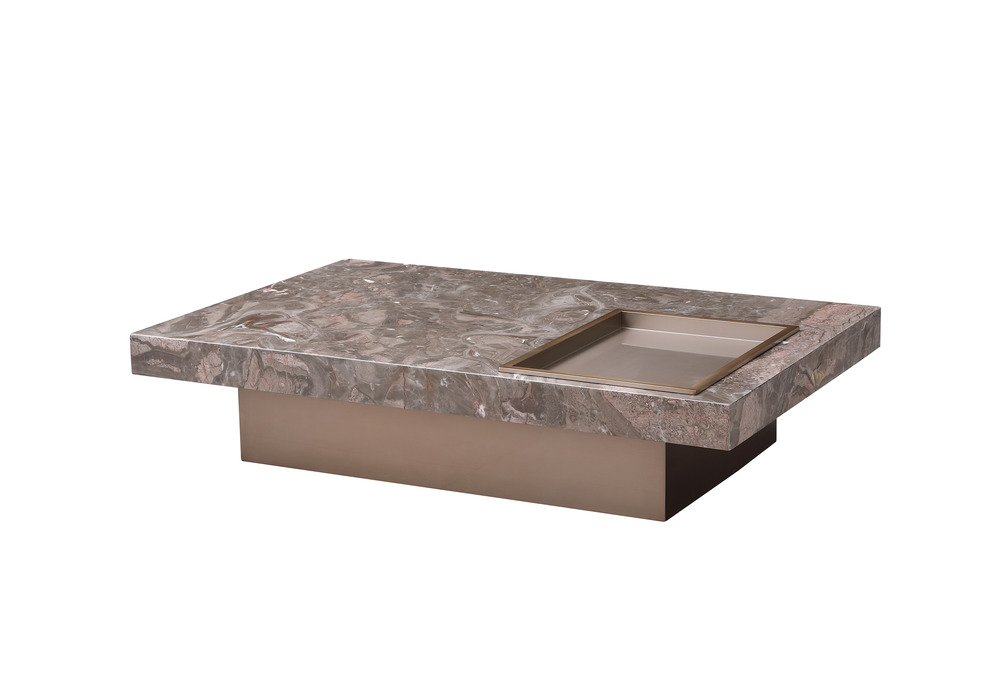 Coffee table long marble