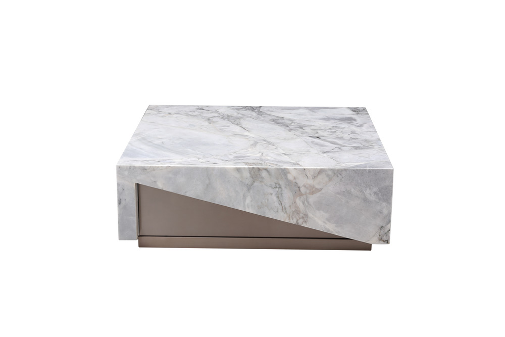 Marble coffee table square