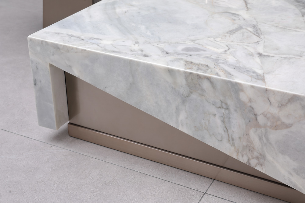 Marble coffee table square