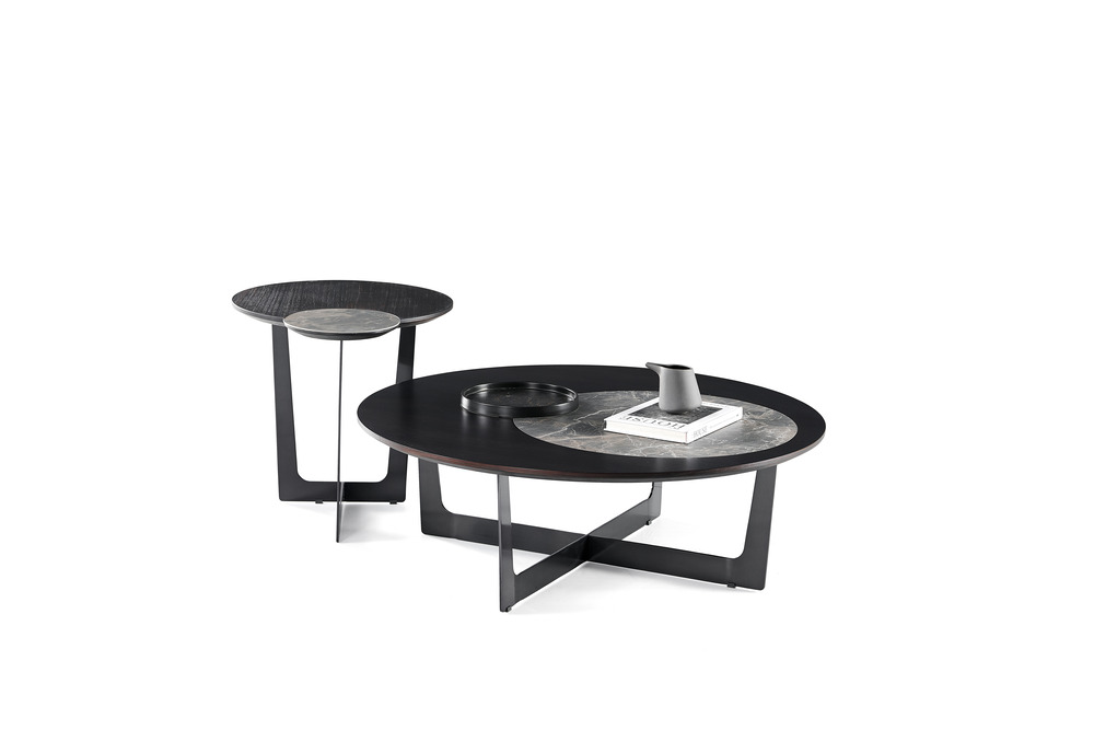 MDF ceramic steel coffee table