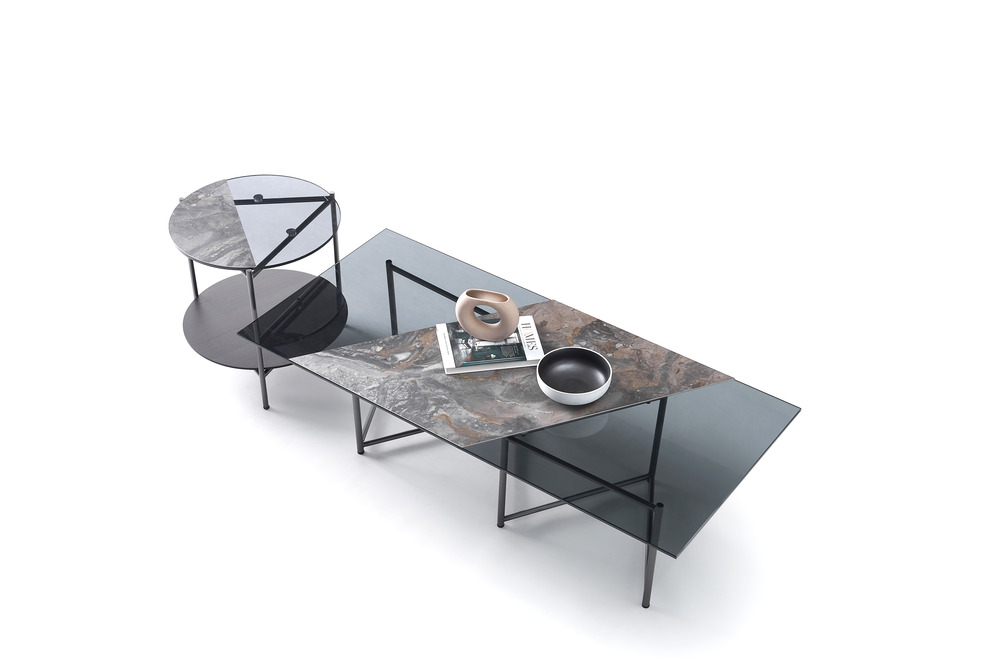 Office tempered glass coffee table