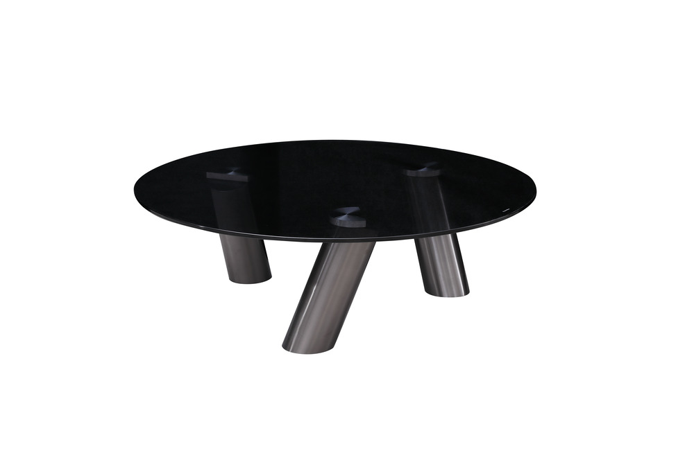 Tempered glass round table top