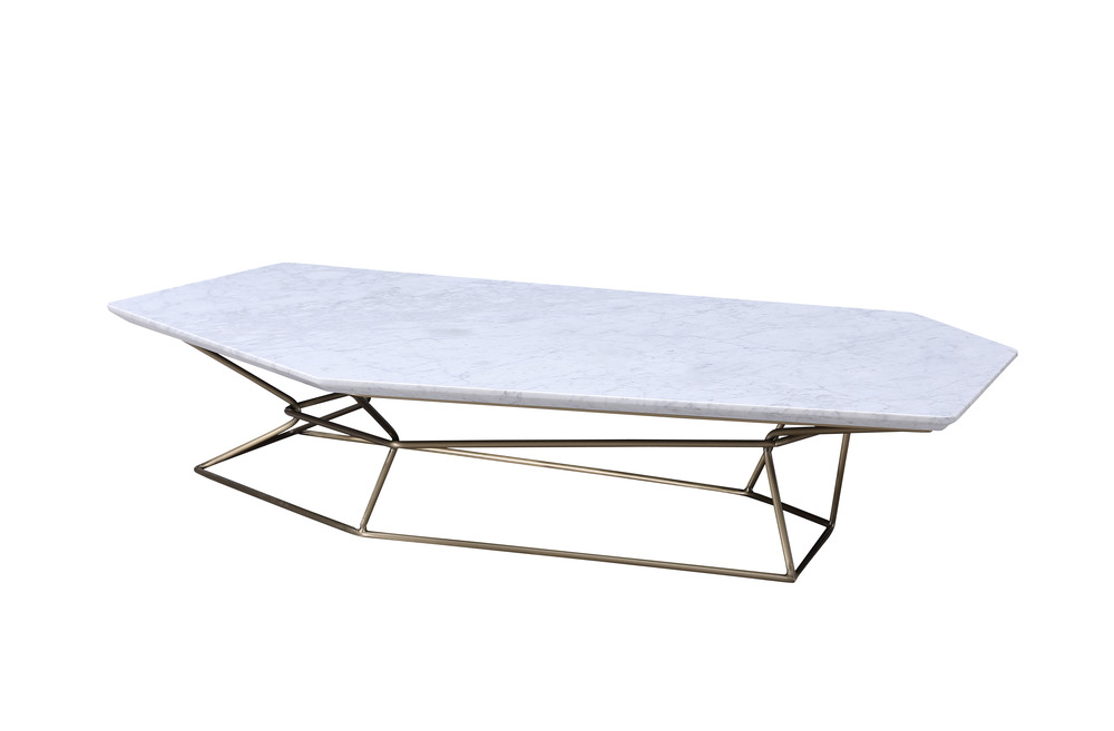 Carrara white coffee table