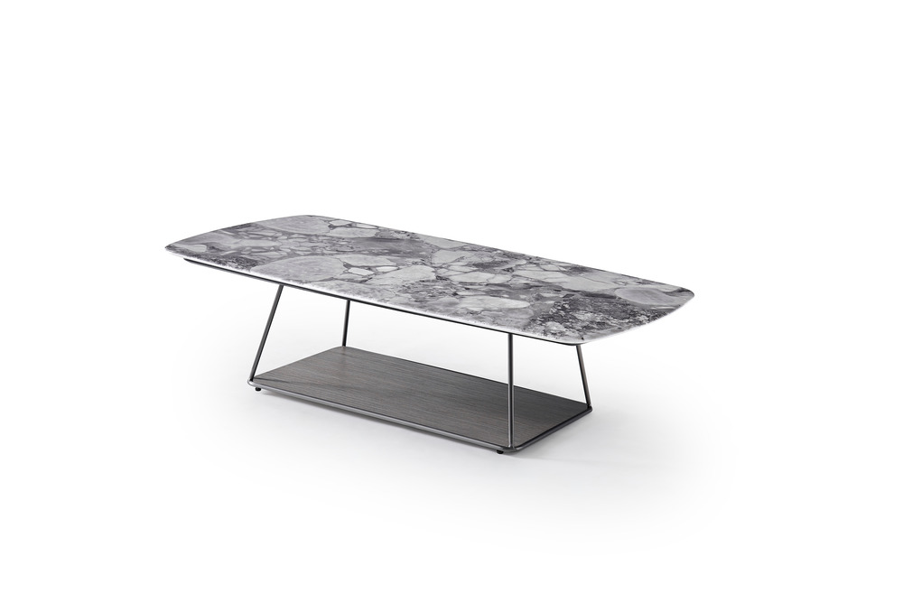 Faux marble coffee table