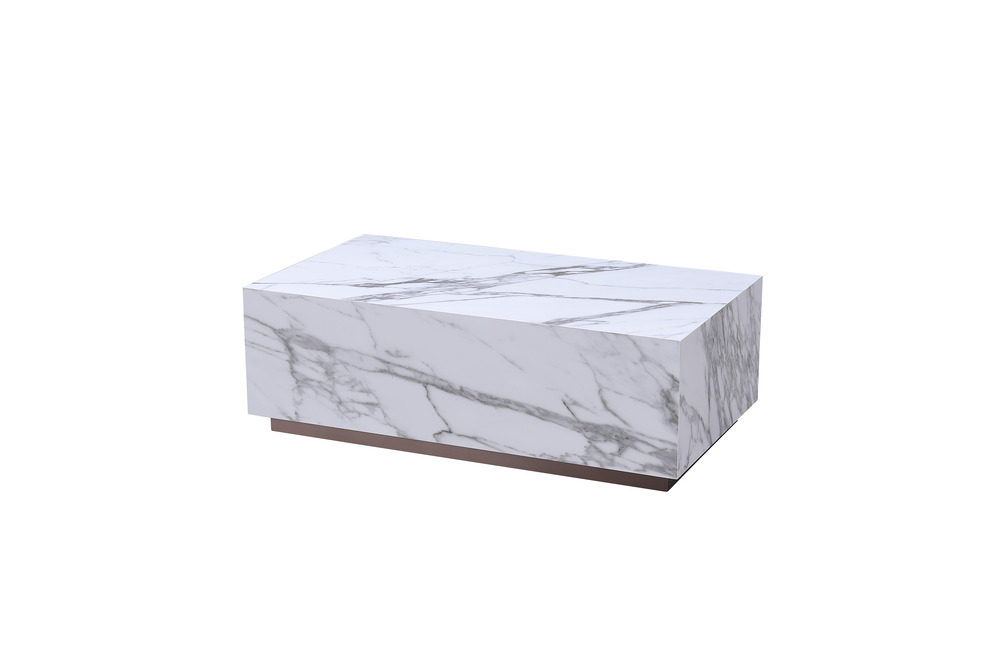 Cube ceramic end table