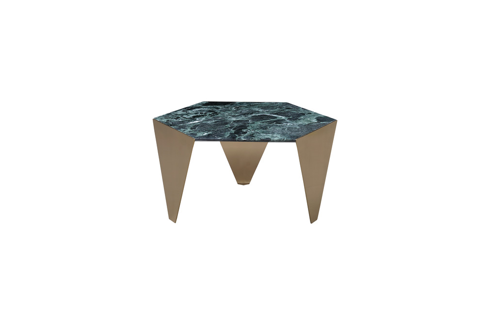 Laminam ceramic top end table