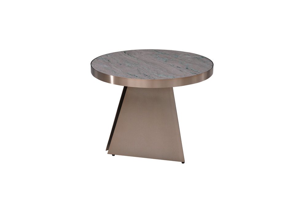 Round top end table