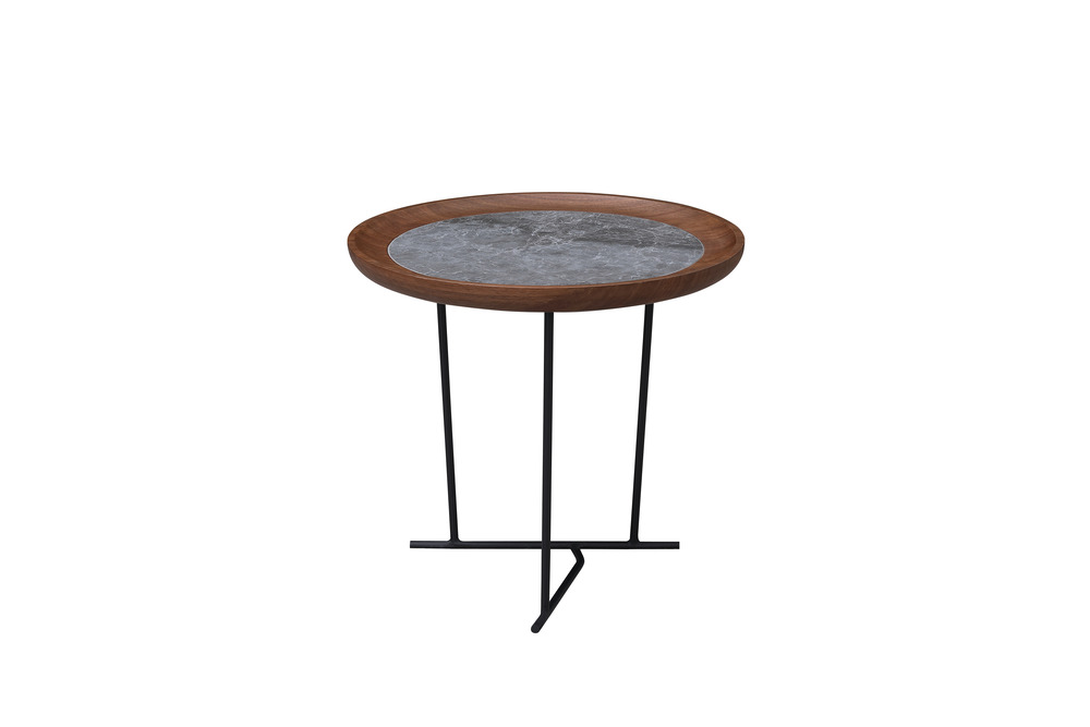 Ceramic iron end table