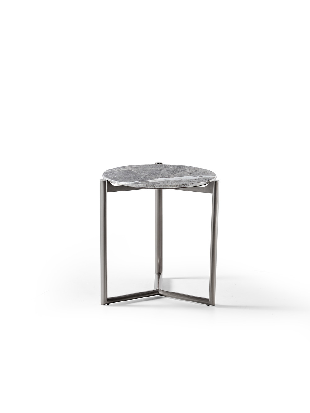 Steel end table