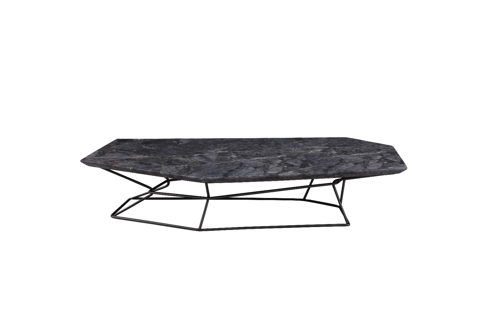 Dark Grey Marble Coffee Table