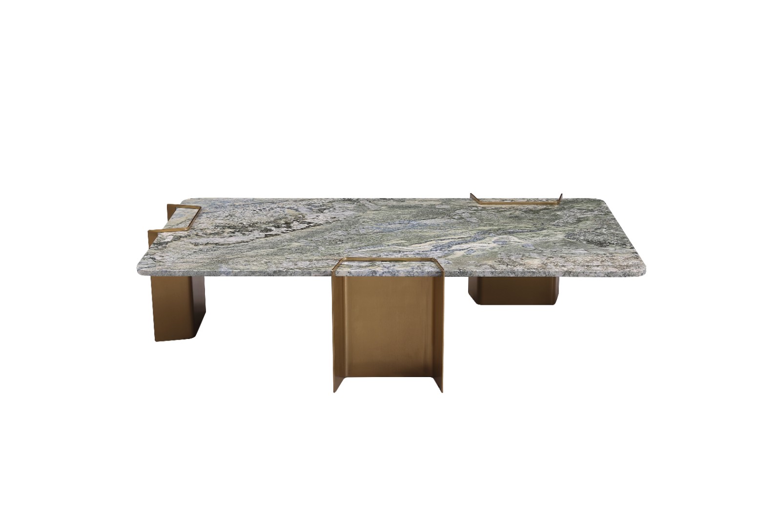 Titanium Gold Stainless Steel Coffee Table