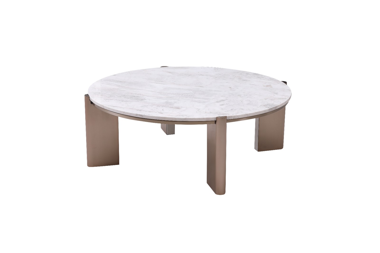 Round Artificial Marble Coffee Table