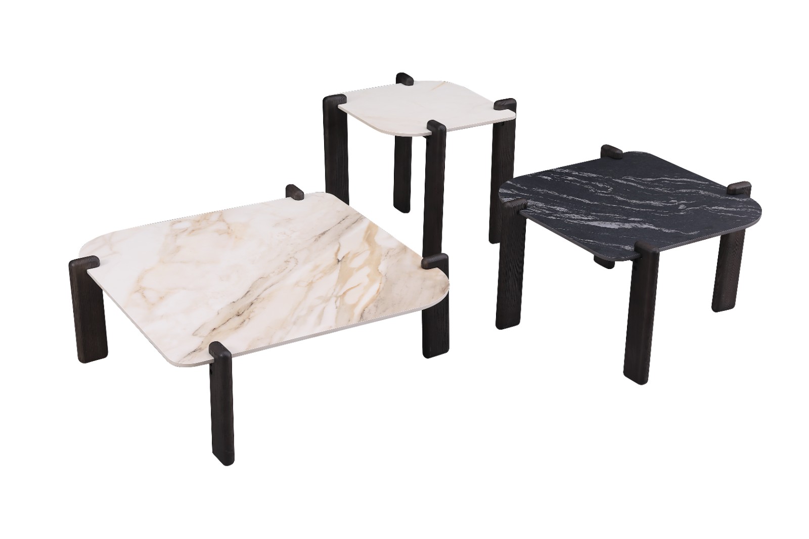 Hammer White Gold Ceramic Coffee Table