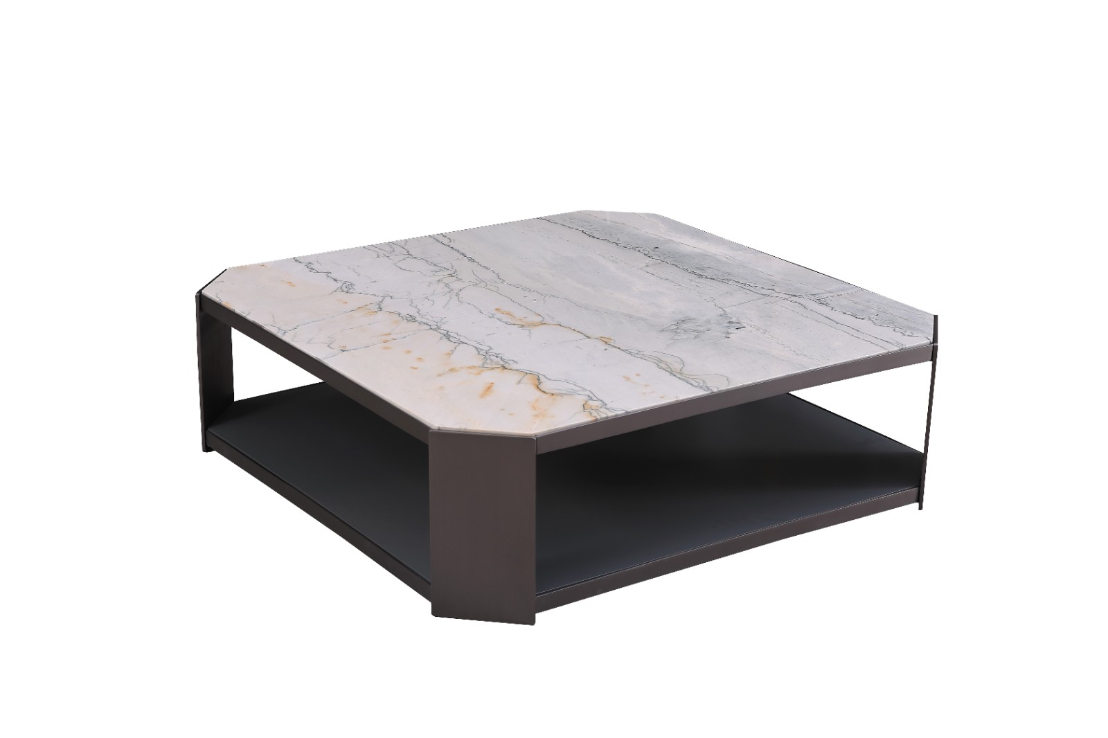 18MM Brazil Luxury Grey Green Marble Top Coffee Table