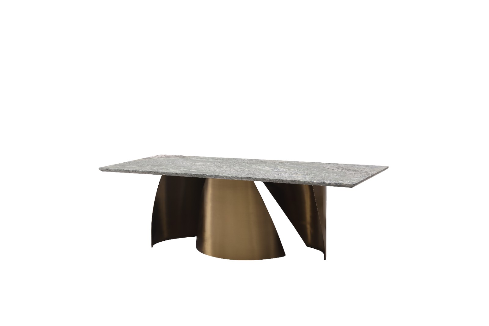 Brushed Titanium Gold Stainless Steel Base