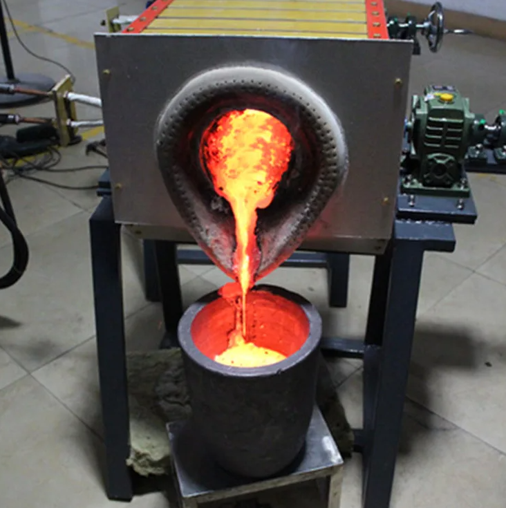 Small Steel Melting Machine Induction Foundry Furnace