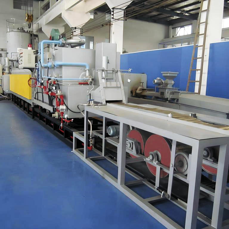 Mesh belt furnace for normalizing