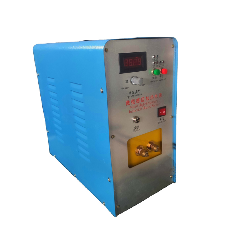 Maquinaria de fundición de metales con horno eléctrico industrial de calentamiento por inducción