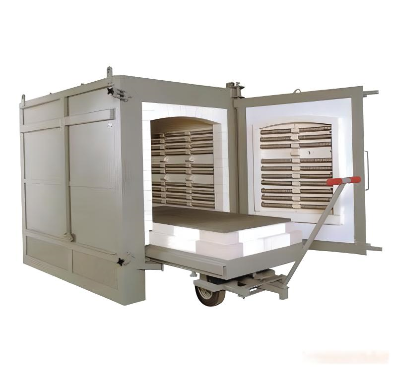Печь с выкатным подом для обжига керамики