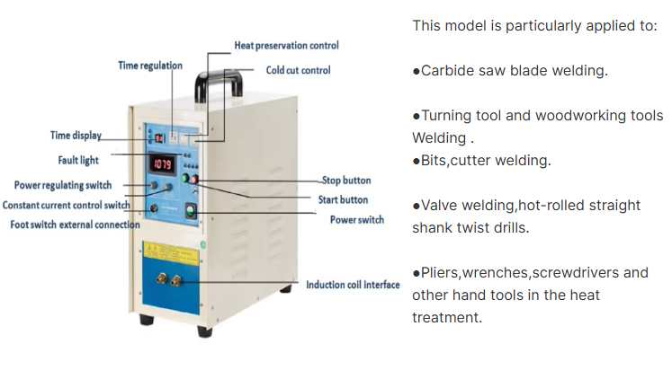 small induction heating machine metal foundry