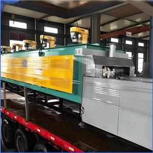 Mesh belt furnace for food drying