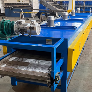 Mesh belt furnace for food drying