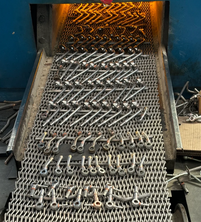 Печи с сетчатым конвейером для термообработки