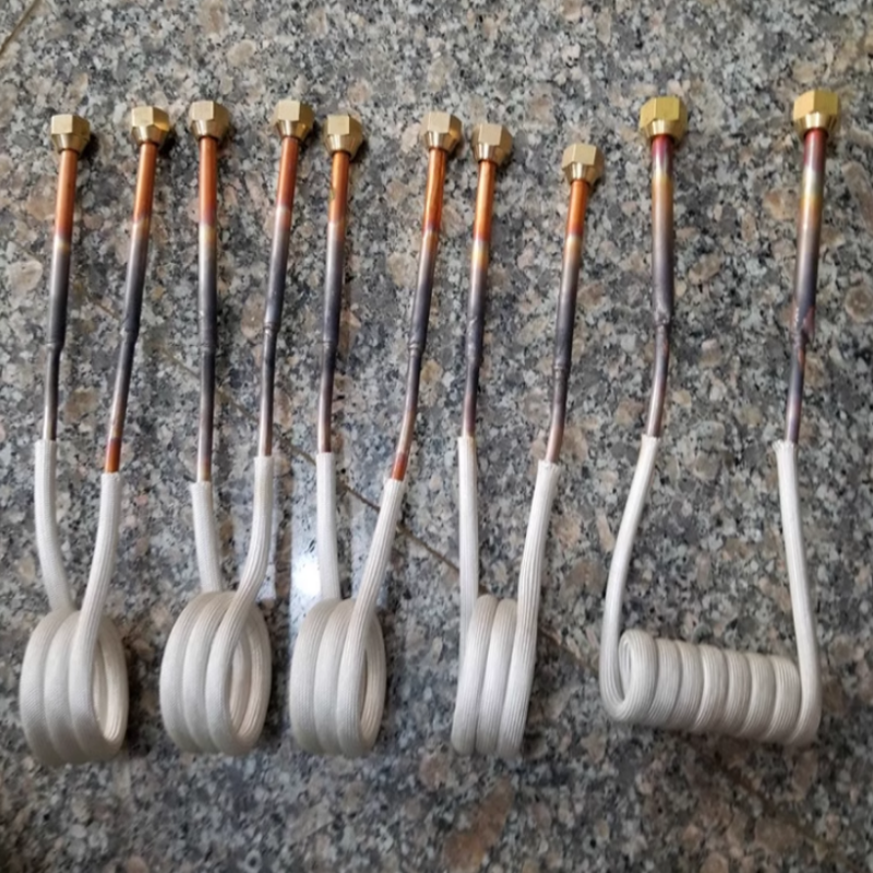 Induction melting coils and induction heating coils are used in melting heating equipment