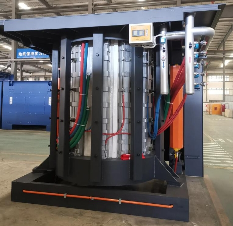 Steel shell Induction Melting Furnace For Melting Metals