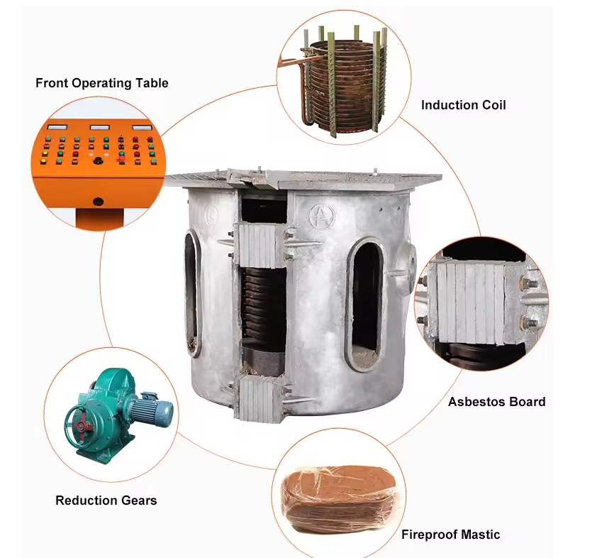 Melting furnace electric Induction Smelting Furnace Machine for Foundry