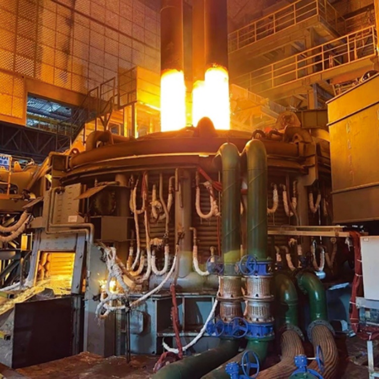 electric arc furnace for iron melting