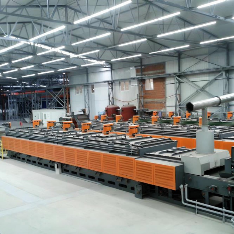 Mesh belt furnace for the powder metallurgy industry