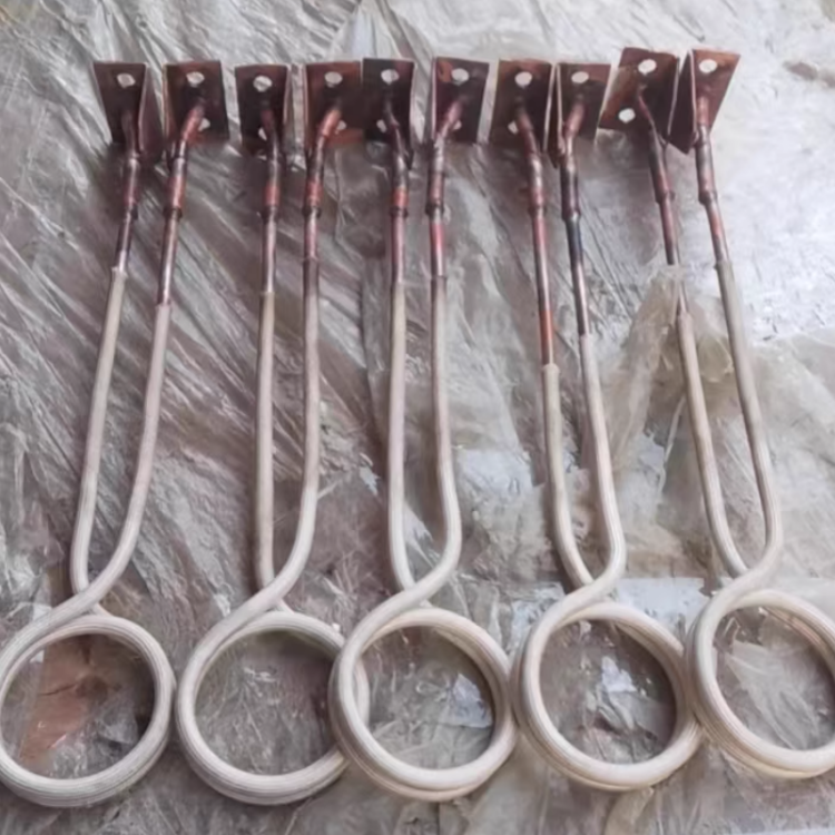 Induction melting coils and induction heating coils are used in melting heating equipment