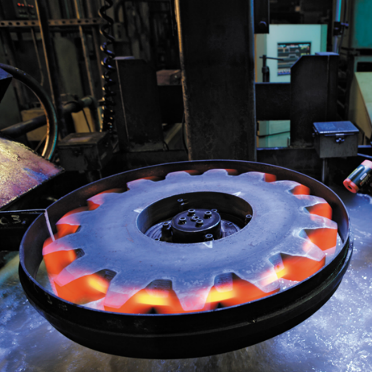 Gear high frequency quenching machine