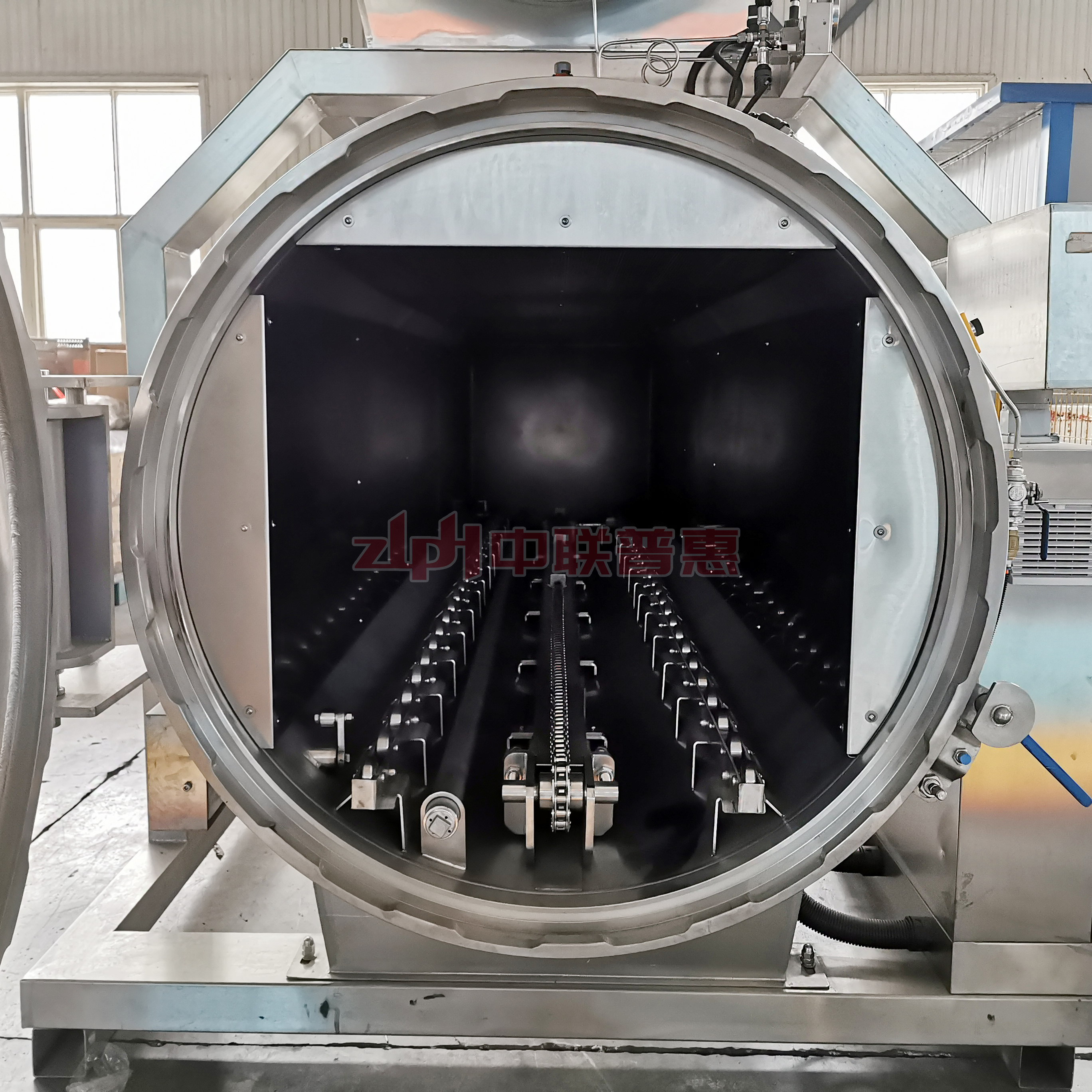 Autoclave de retorta de inmersión en agua