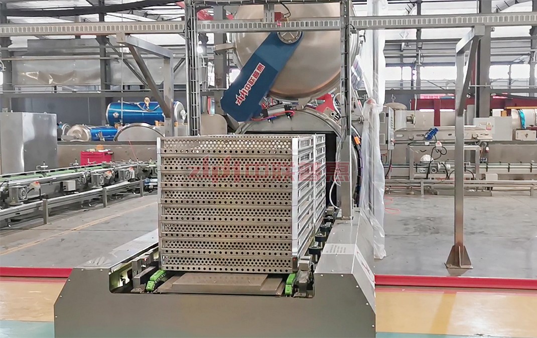 automatic loading and unloading production line