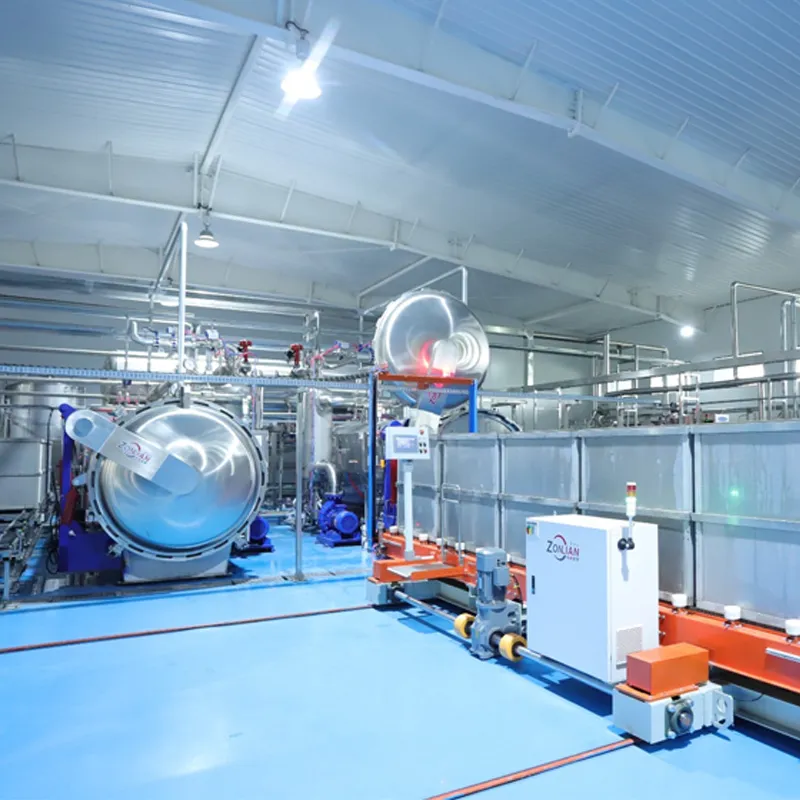 Pengangkutan Troli Ulang-alik Retort