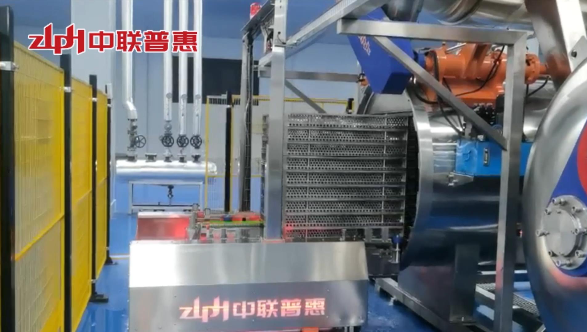 Automatic water cascade sterilization machine