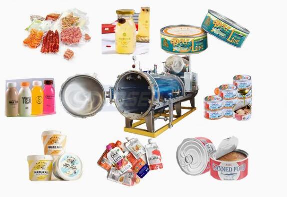 Máy tiệt trùng thực phẩm công nghiệp - Tiết kiệm 95% nước và 30% hơi nước