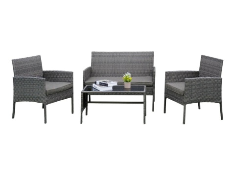 Gray Four-piece Outdoor Furniture Set