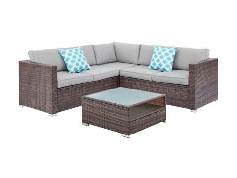 Rattan Sofa Corner Combination Four-piece Set