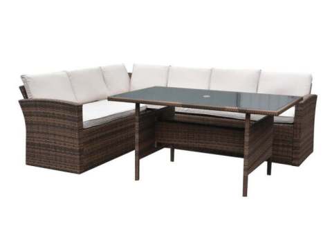Corner Sofa Rattan Furniture Set