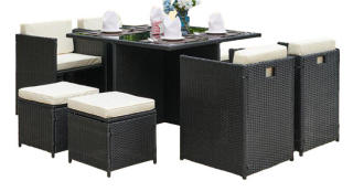 आउटडोर पार्टी कैम्पिंग कैज़ुअल डाइनिंग टेबल सेट