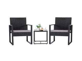 Moderne Rattan-Strandmöbel für den Außenbereich