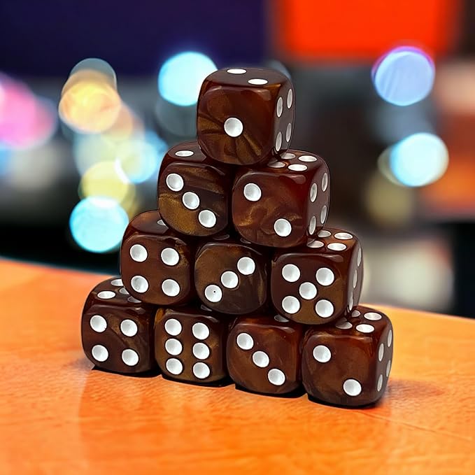 wooden dice set