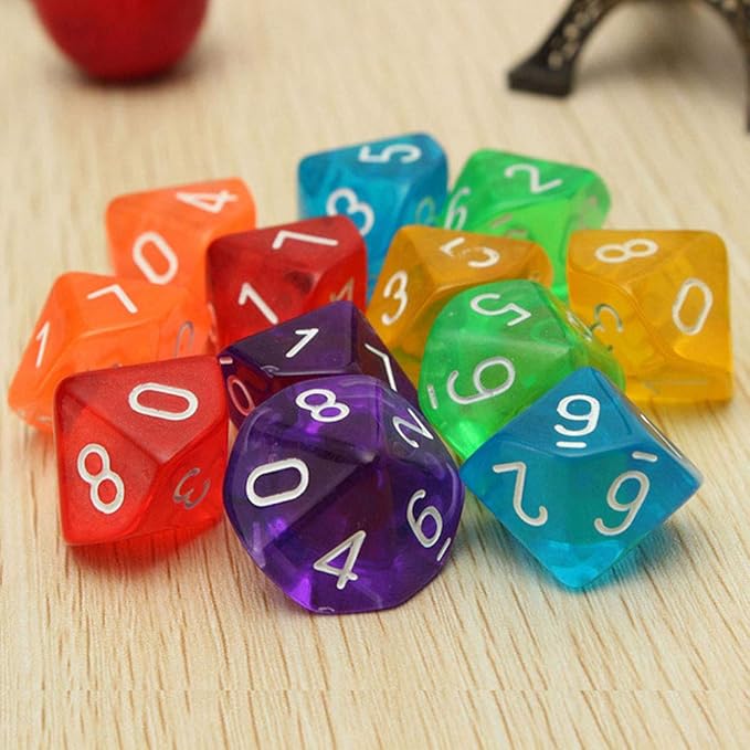 plastic dice