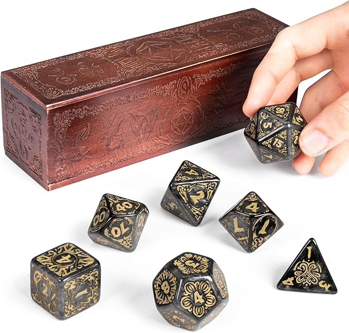 metal polyhedral dice