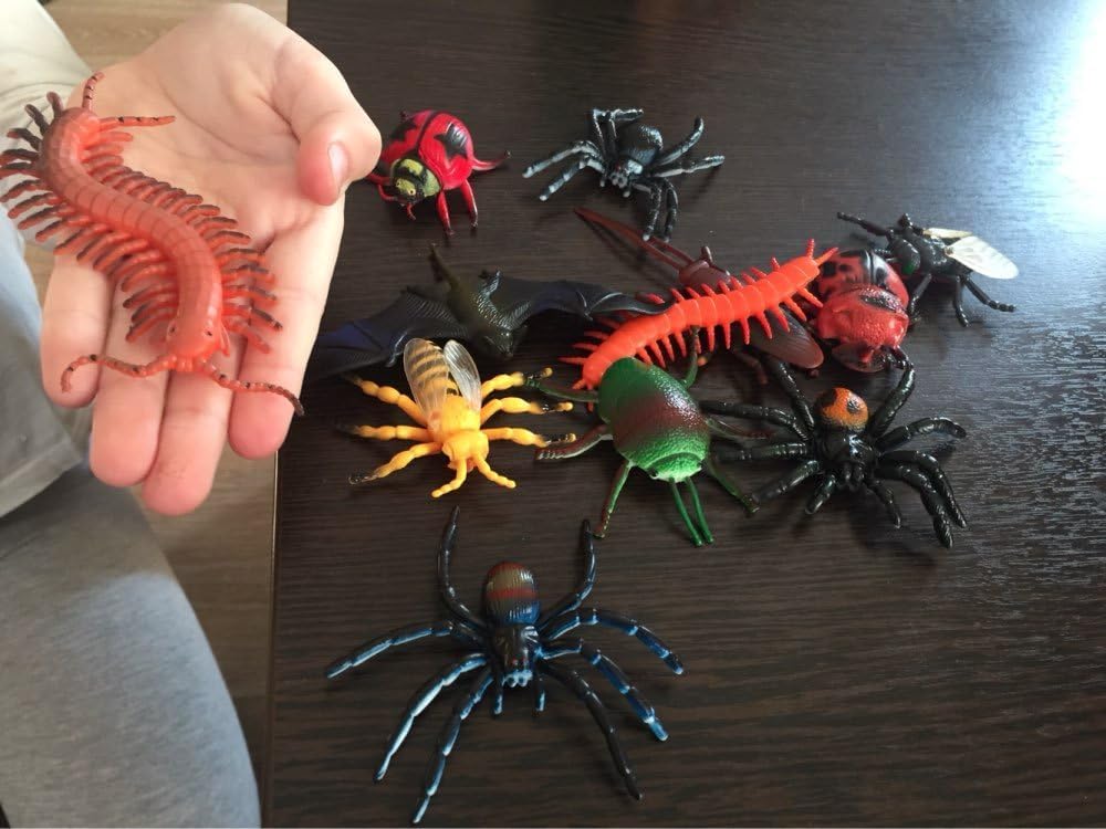 plastic bugs